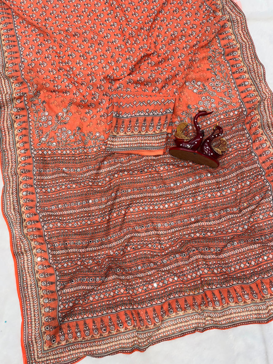 soft fox georgette fabric