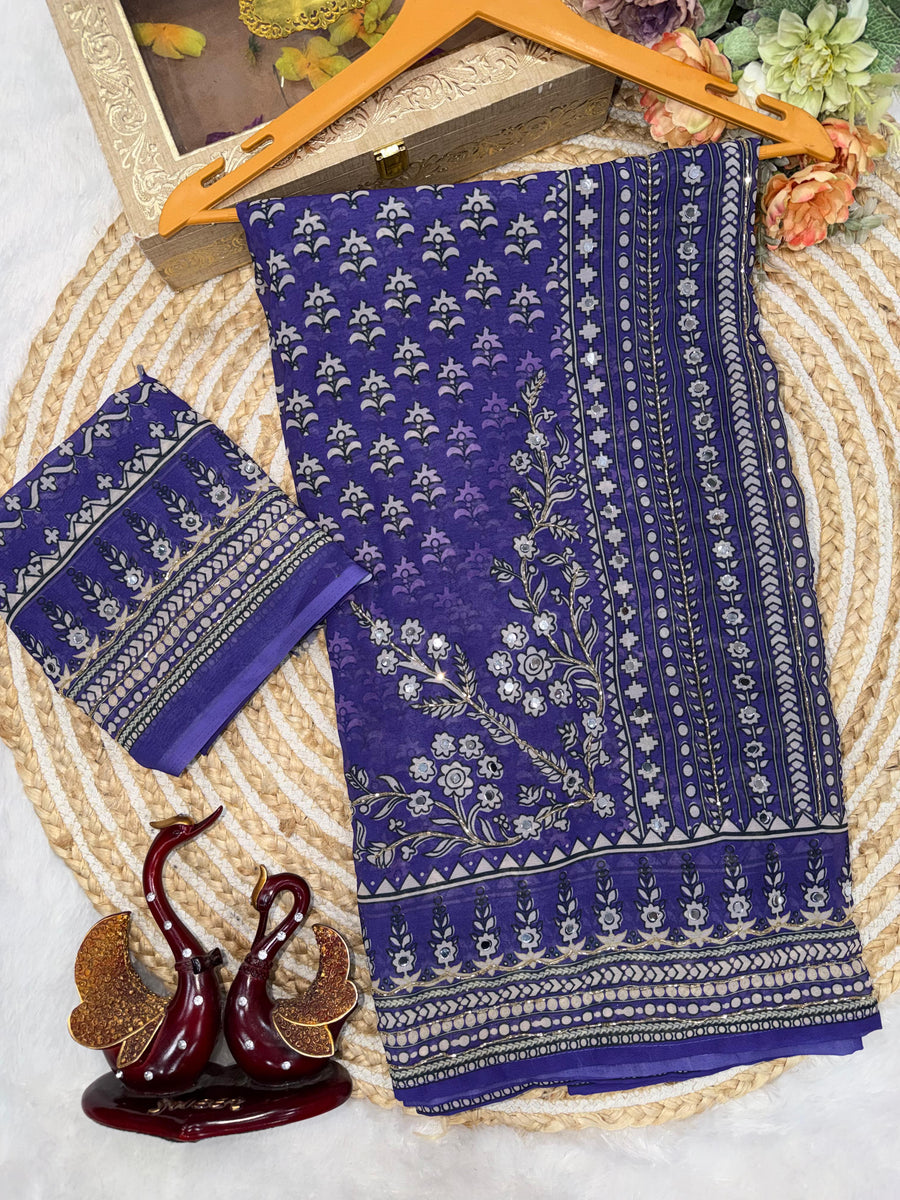 soft fox georgette fabric