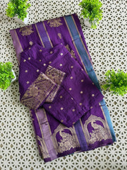 Premium khadi crepe saree