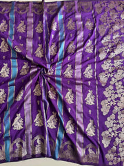 Premium khadi crepe saree