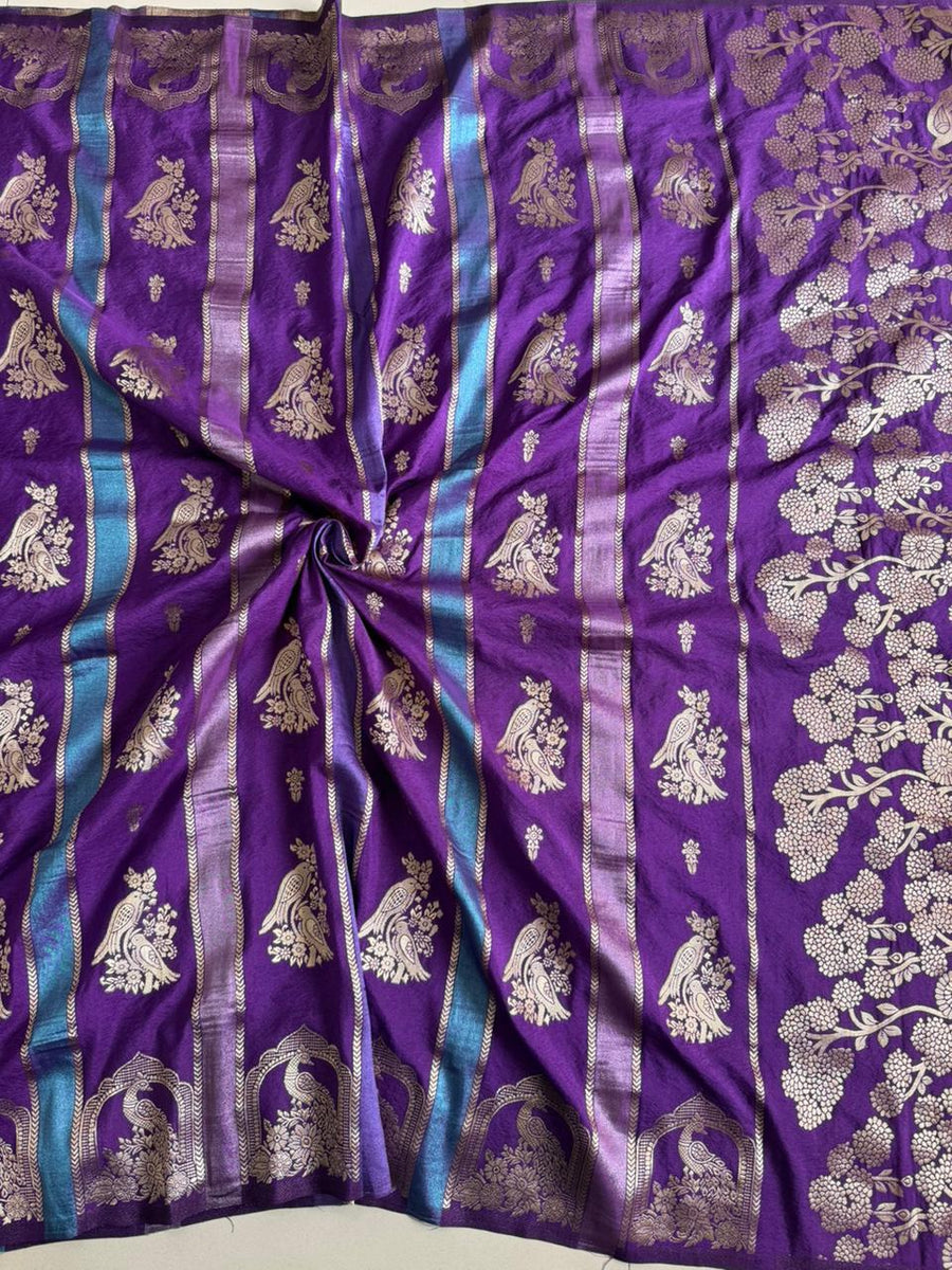 Premium khadi crepe saree