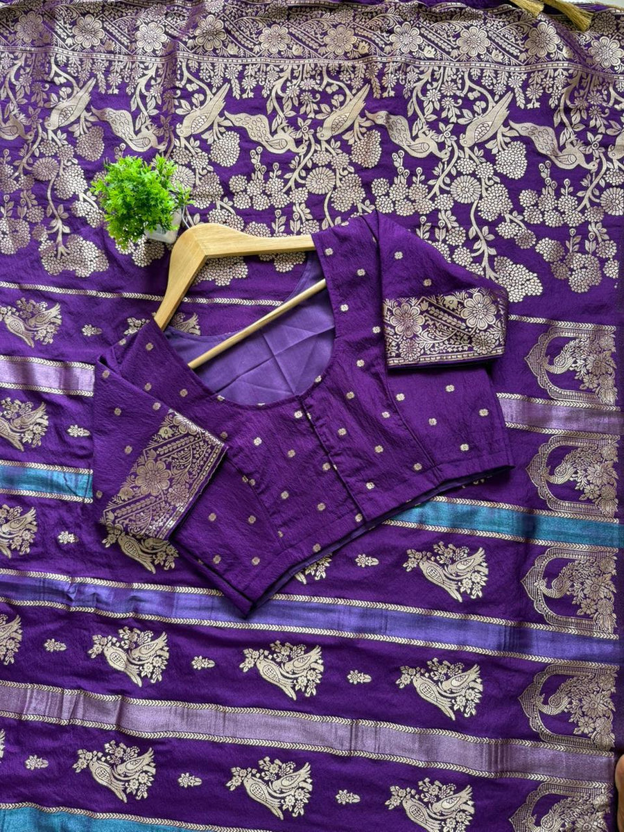 Premium khadi crepe saree
