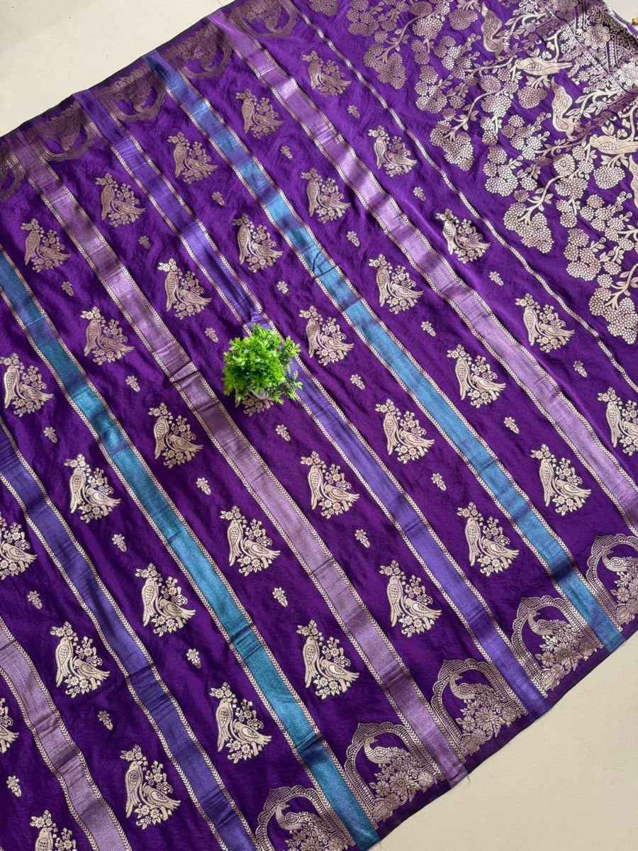Premium khadi crepe saree
