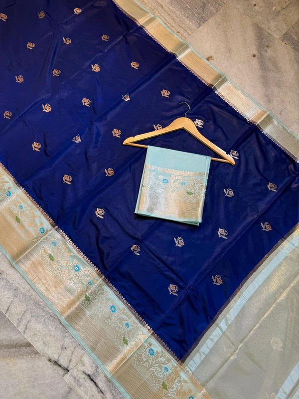 Banarasi premium semi mashru silk fabric
