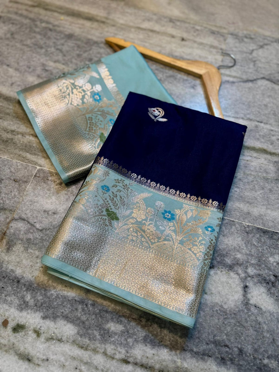 Banarasi premium semi mashru silk fabric