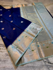 Banarasi premium semi mashru silk fabric