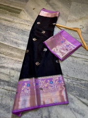 Banarasi premium semi mashru silk fabric