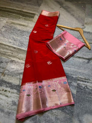Banarasi premium semi mashru silk fabric