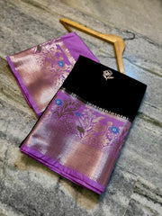 Banarasi premium semi mashru silk fabric
