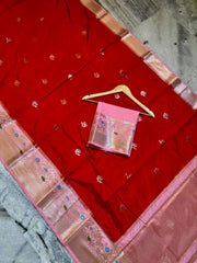 Banarasi premium semi mashru silk fabric