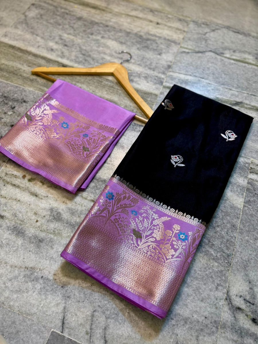 Banarasi premium semi mashru silk fabric