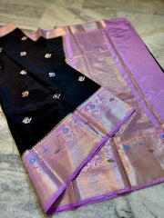 Banarasi premium semi mashru silk fabric