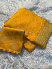 Elegant viscose chinon saree