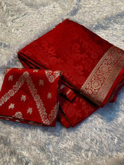 Elegant viscose chinon saree