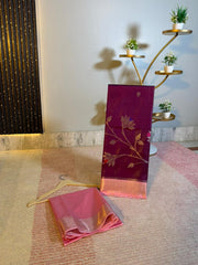 Banarasi semi katan warm silk sarees