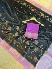 Banarasi semi katan warm silk sarees
