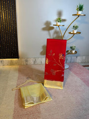 Banarasi semi katan warm silk sarees