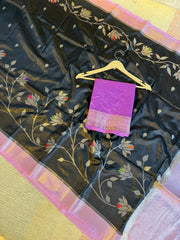 Banarasi semi katan warm silk sarees