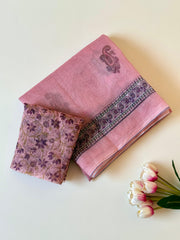 Floral Digital Print And Fancy Latkan