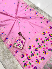 stunning pure silk saree