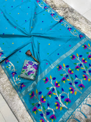 stunning pure silk saree