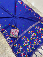 stunning pure silk saree