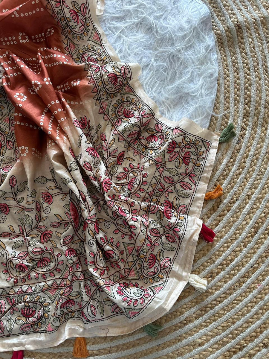 handloom tussur silk saree