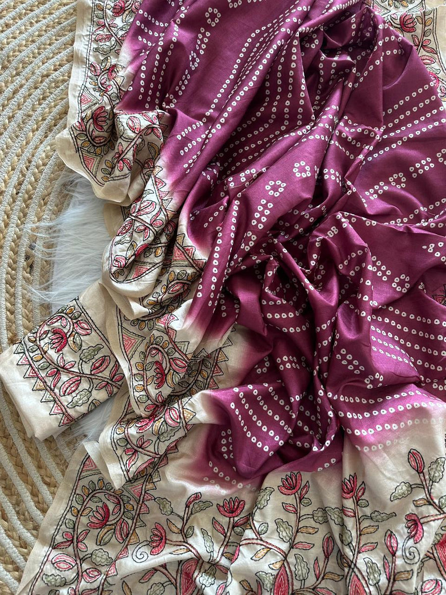 handloom tussur silk saree