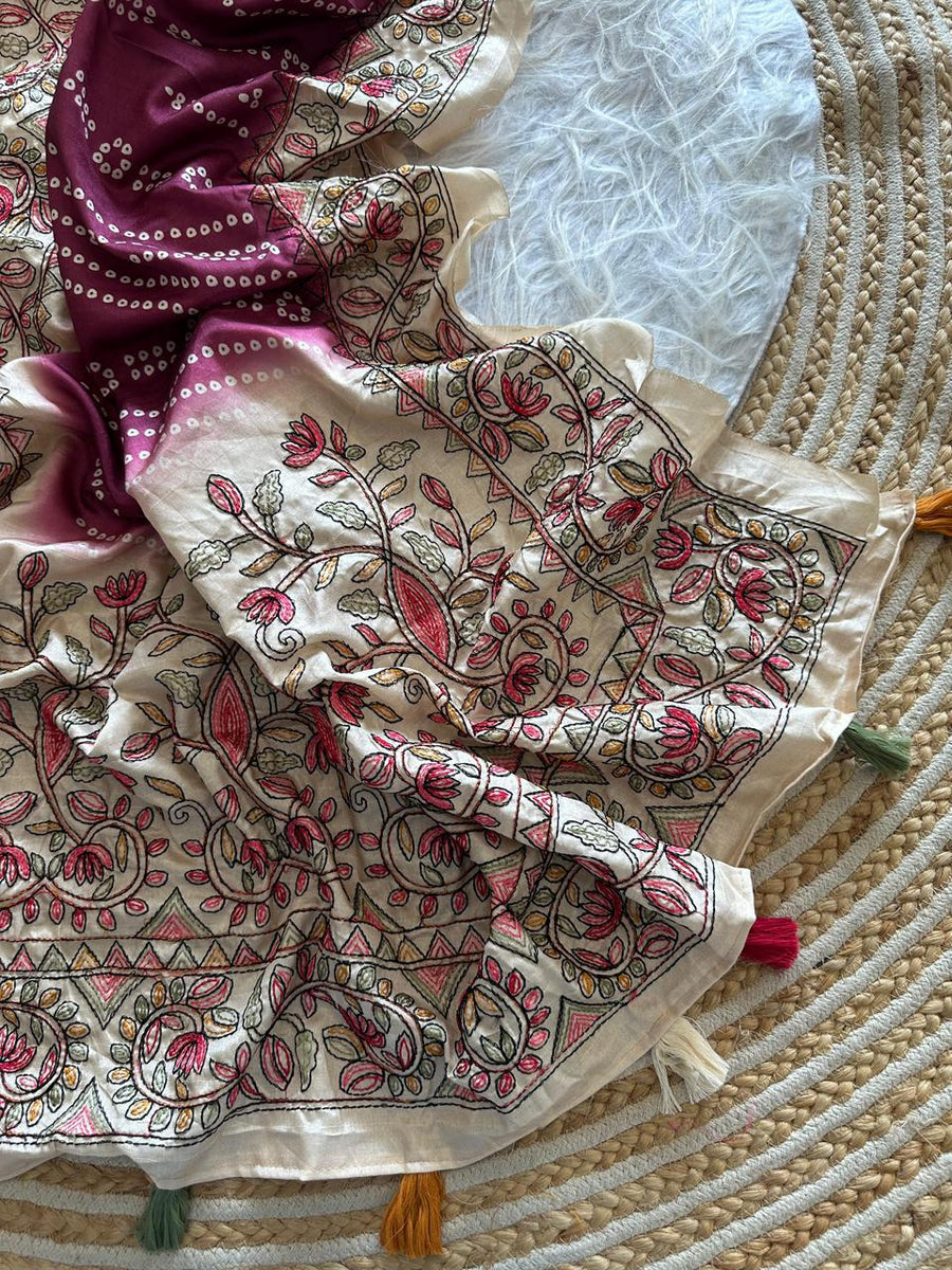 handloom tussur silk saree
