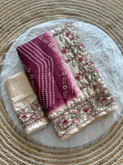 handloom tussur silk saree