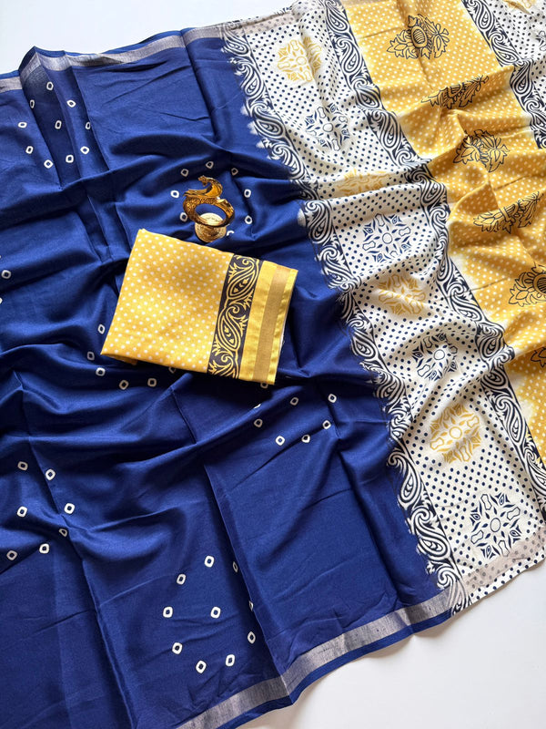 Mul cotton saree