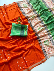 Mul cotton saree