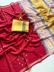 Mul cotton saree