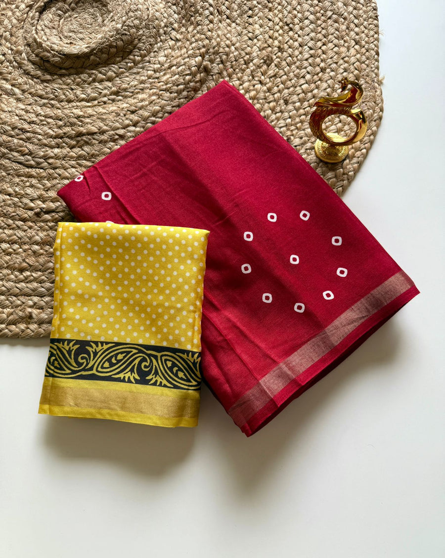 Mul cotton saree