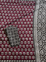 Premium Chanderi mul cotton saree