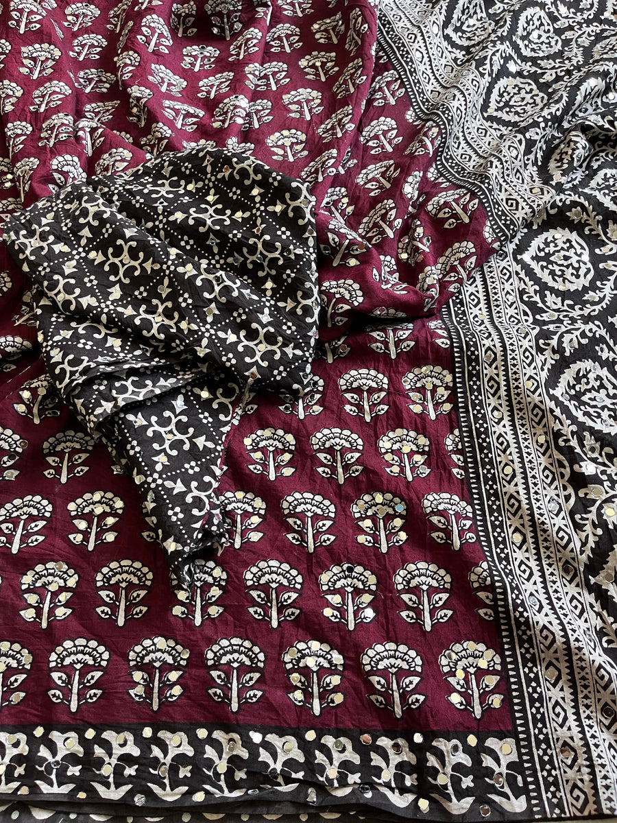 Premium Chanderi mul cotton saree