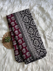 Premium Chanderi mul cotton saree