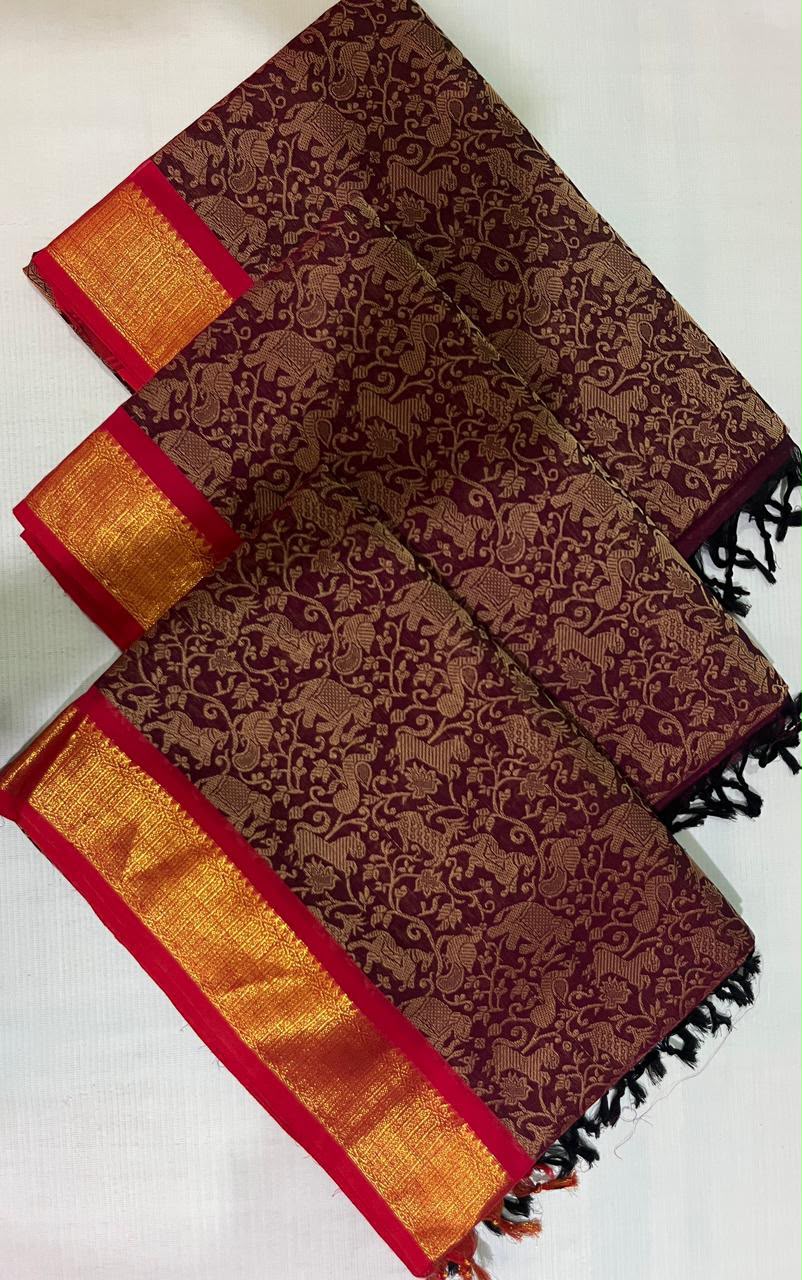 80s Vanasingaram fancy thread work sarees