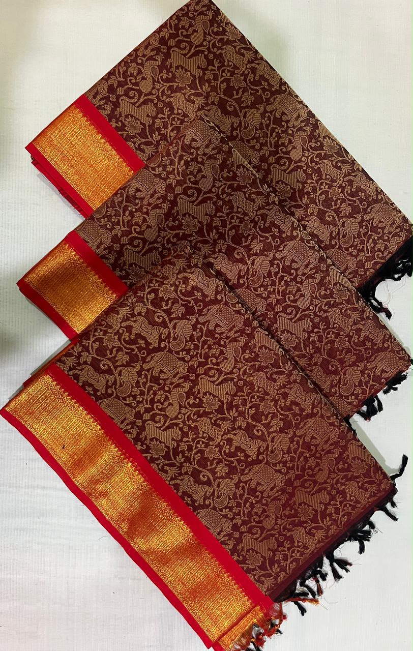 80s Vanasingaram fancy thread work sarees
