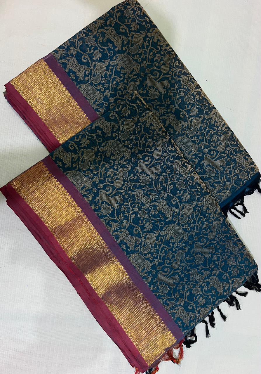 80s Vanasingaram fancy thread work sarees
