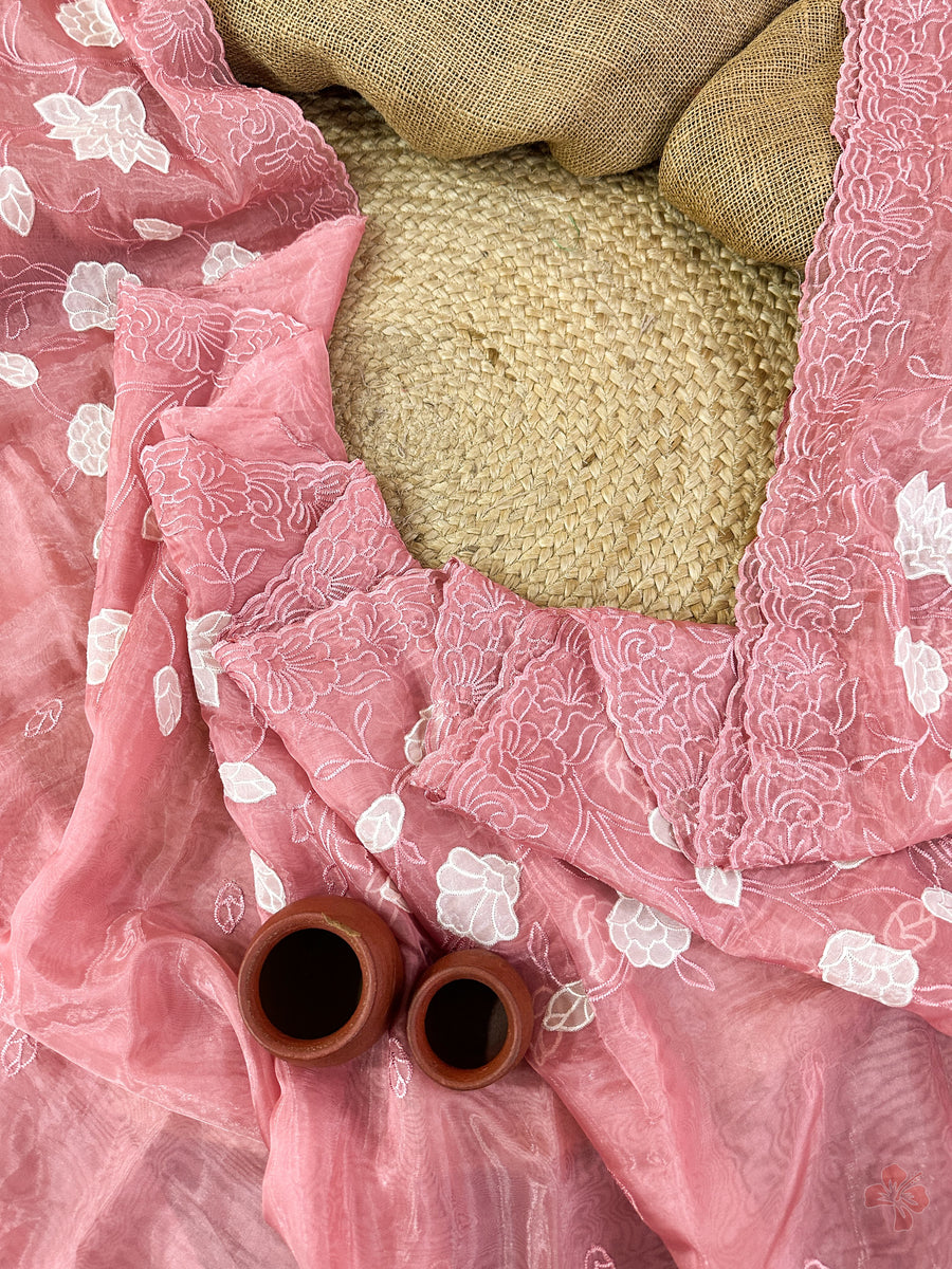 Premium kora organza sare