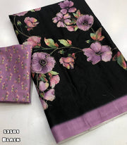 Elegant handloom tussar silk saree