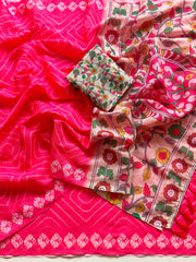 cotton linen saree