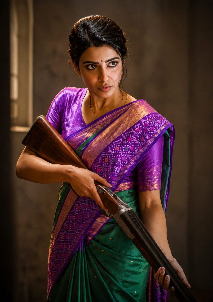 Semi-soft silk Kanjivaram sarees