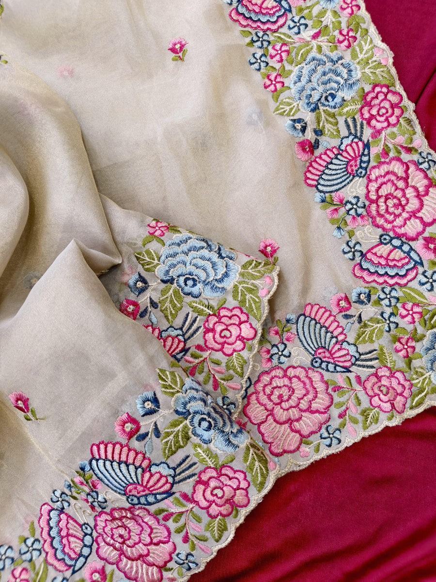 Pure tissue sarees