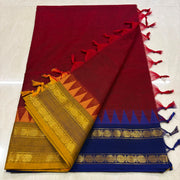 80s zari border fancy plain sarees