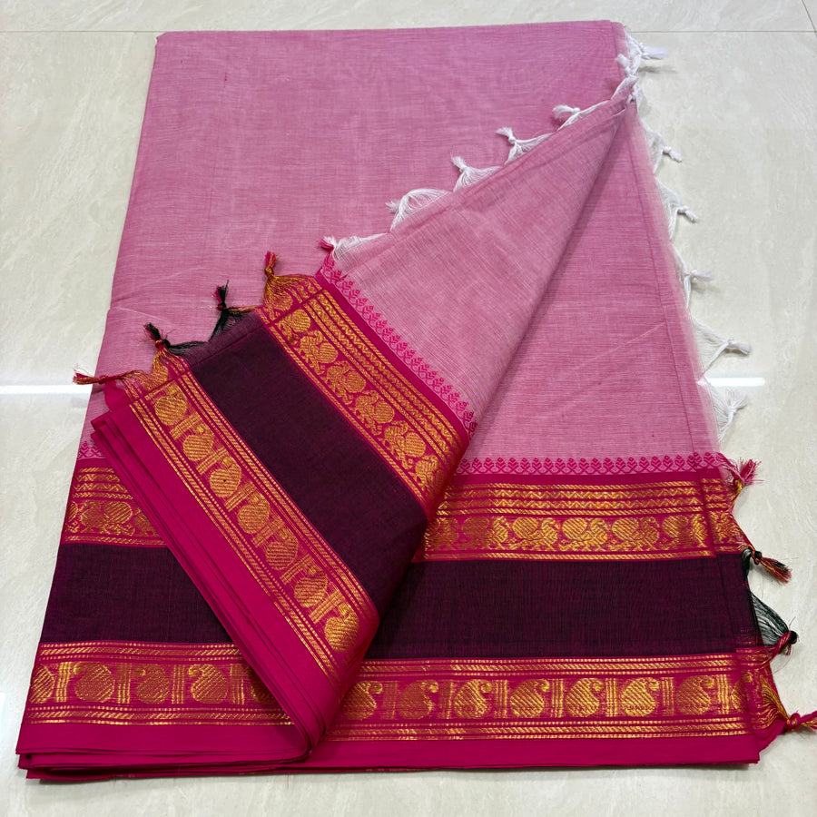 80s zari border fancy plain sarees