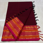 80s zari border fancy plain sarees