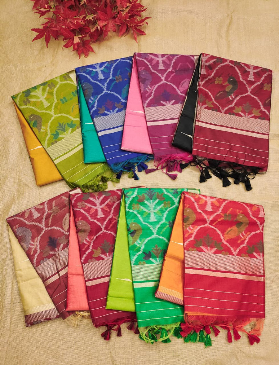 khadi silk saree