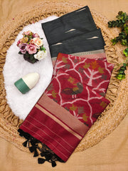 khadi silk saree